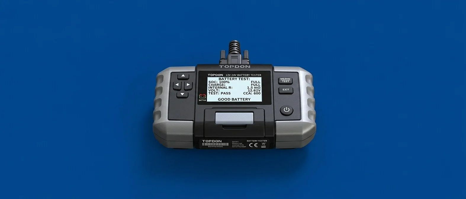 How to connect battery tester clamps to car terminals