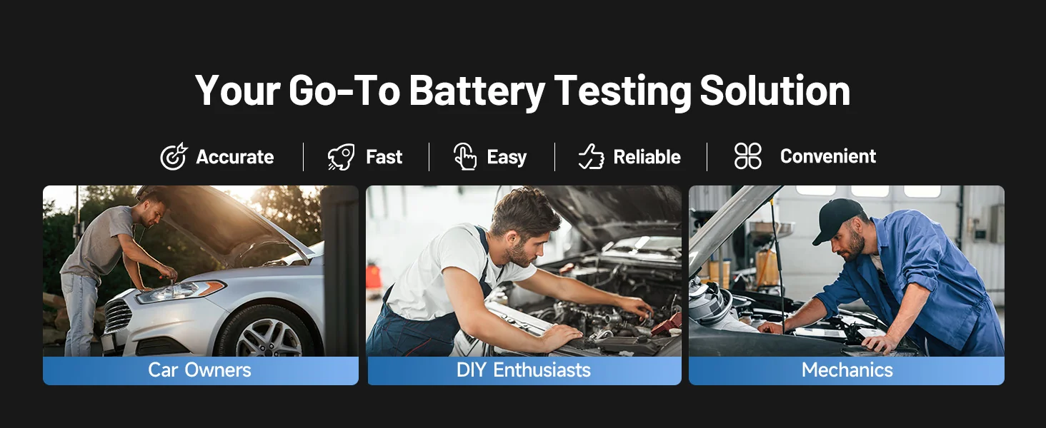 Technical view of a battery load tester in operation