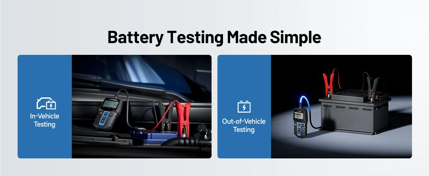Automotive battery tester buying guide visual
